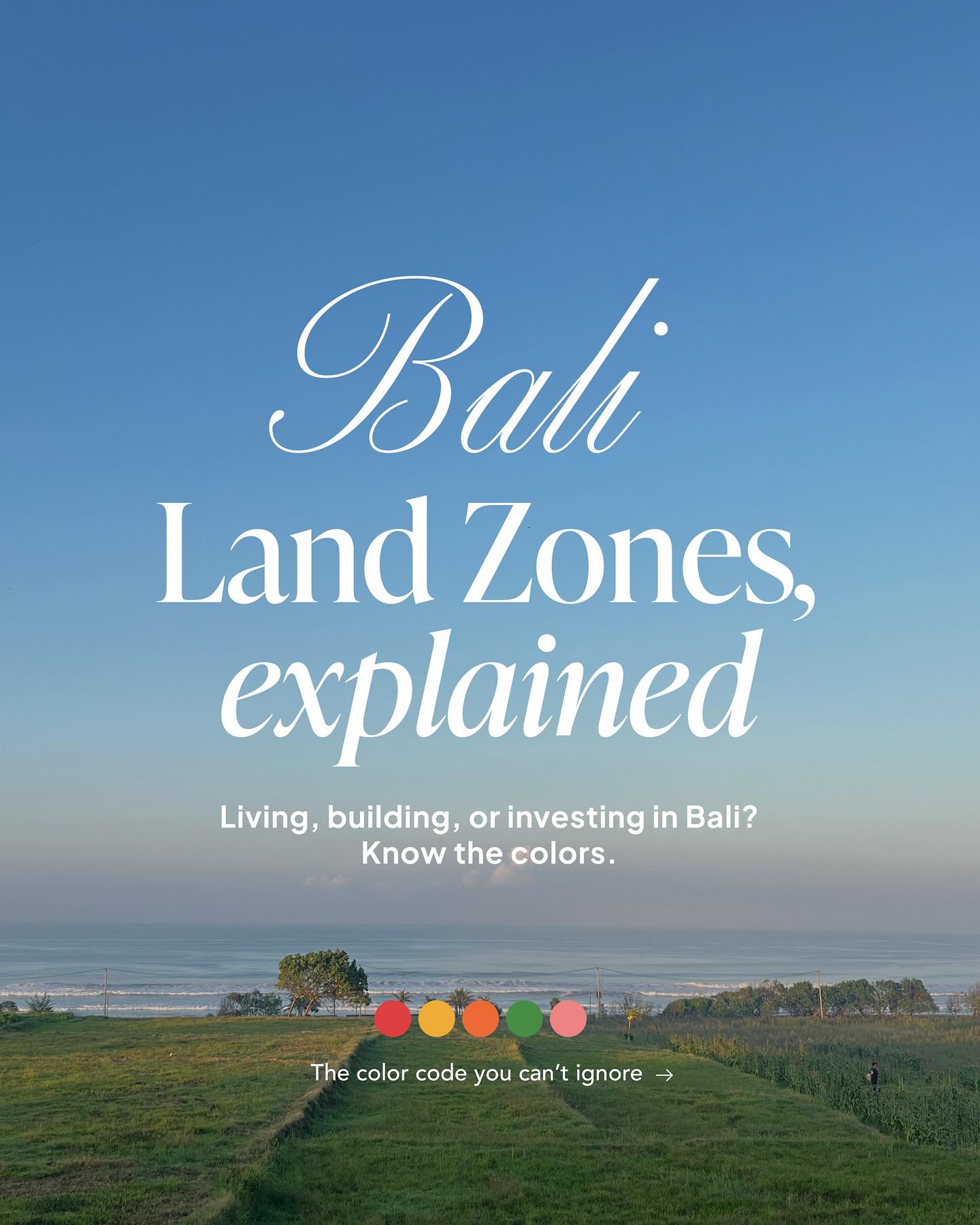 Bali land zones: explained